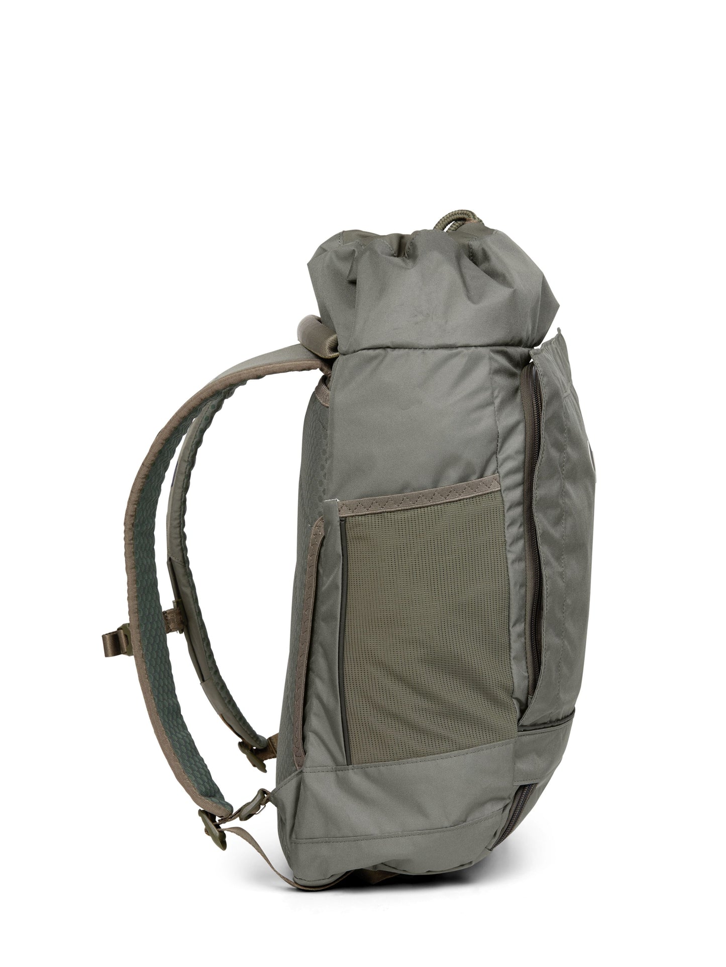Sac à dos vert kaki recyclé - Blok Medium
