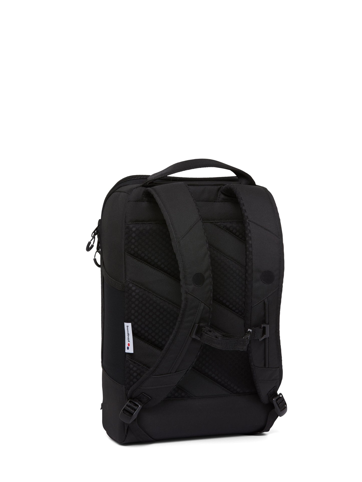 Sac à dos noir recyclé - Cubik Medium rooted black