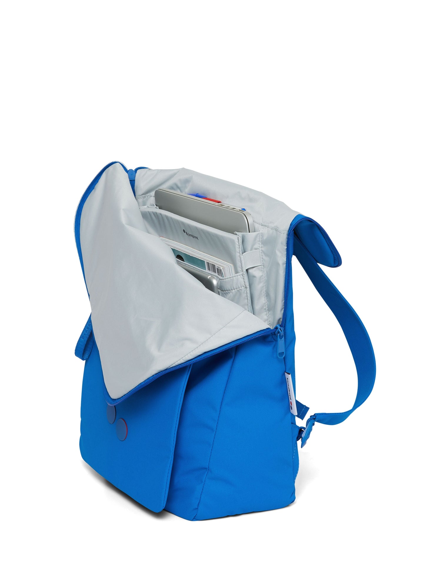 Sac à dos bleu électrique recyclé - Klak infinite blue