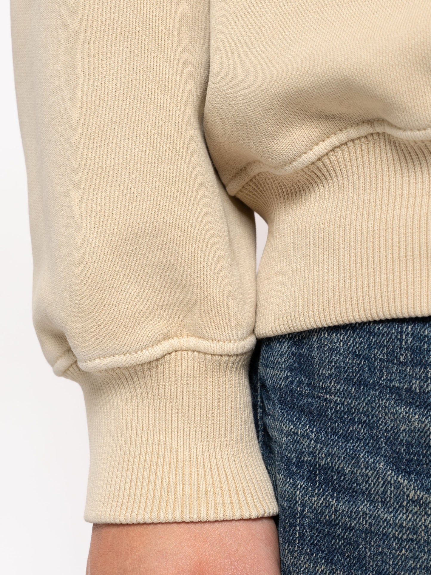 Sweat brodé en coton bio - Lasse Sunset Faded Sun