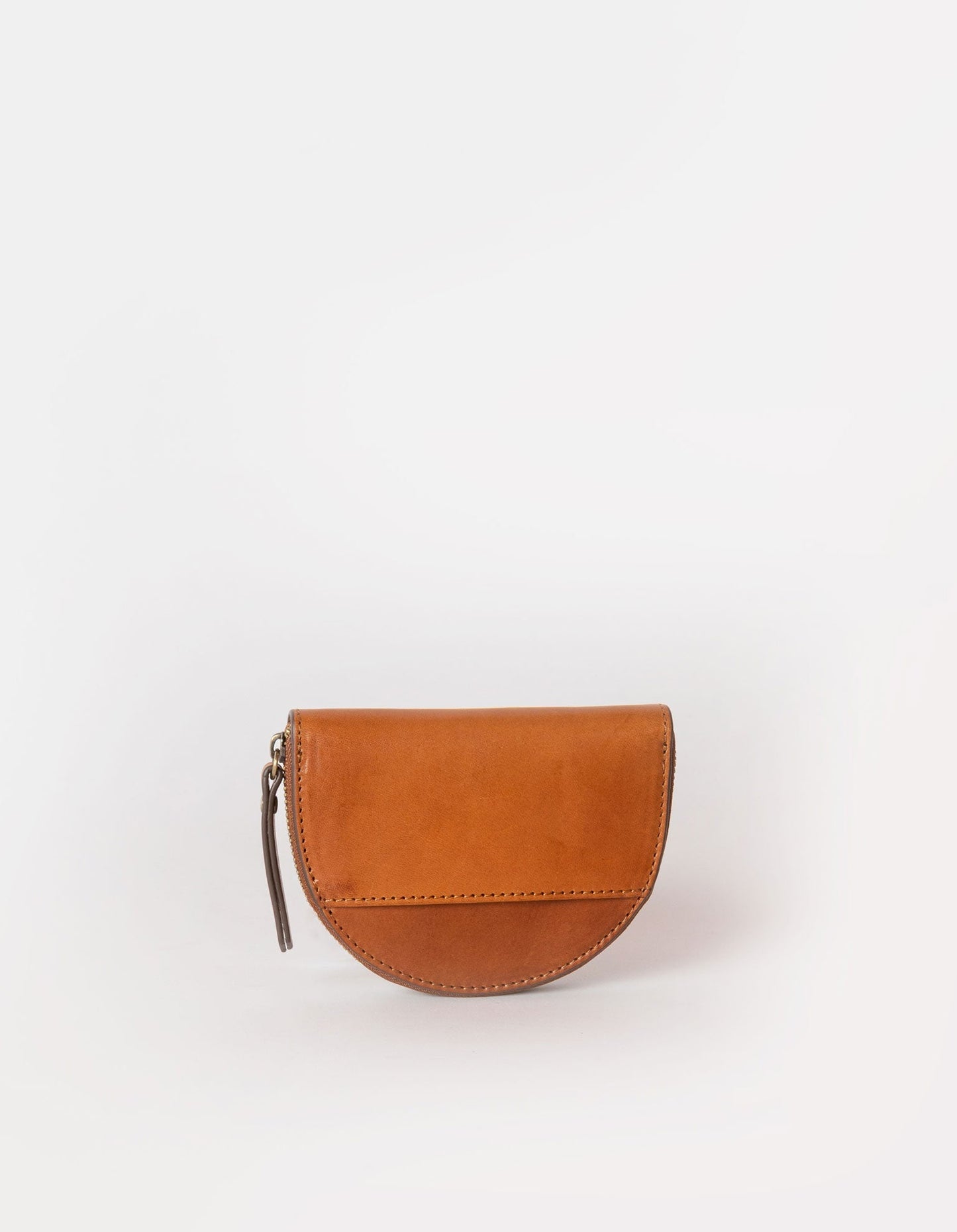 Porte-monnaie en cuir certifié | Marron "laura coin purse cognac classic leather"