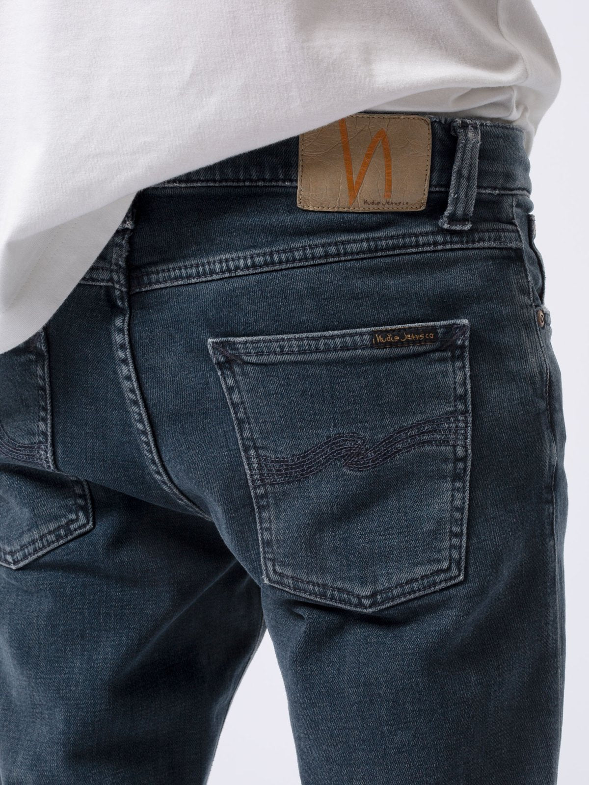 Jean slim bleu foncé en coton bio - lean dean blue dream