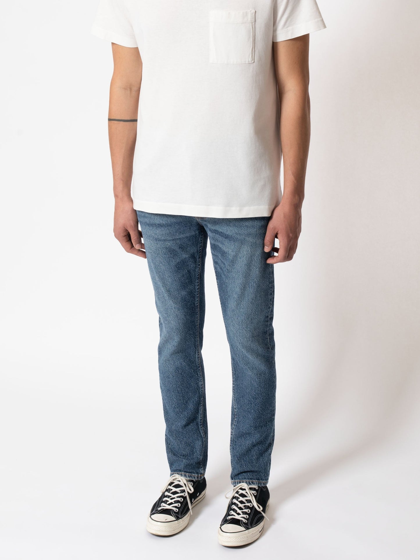 Jean slim bleu en coton recyclé - Lean Dean Blue Ritual