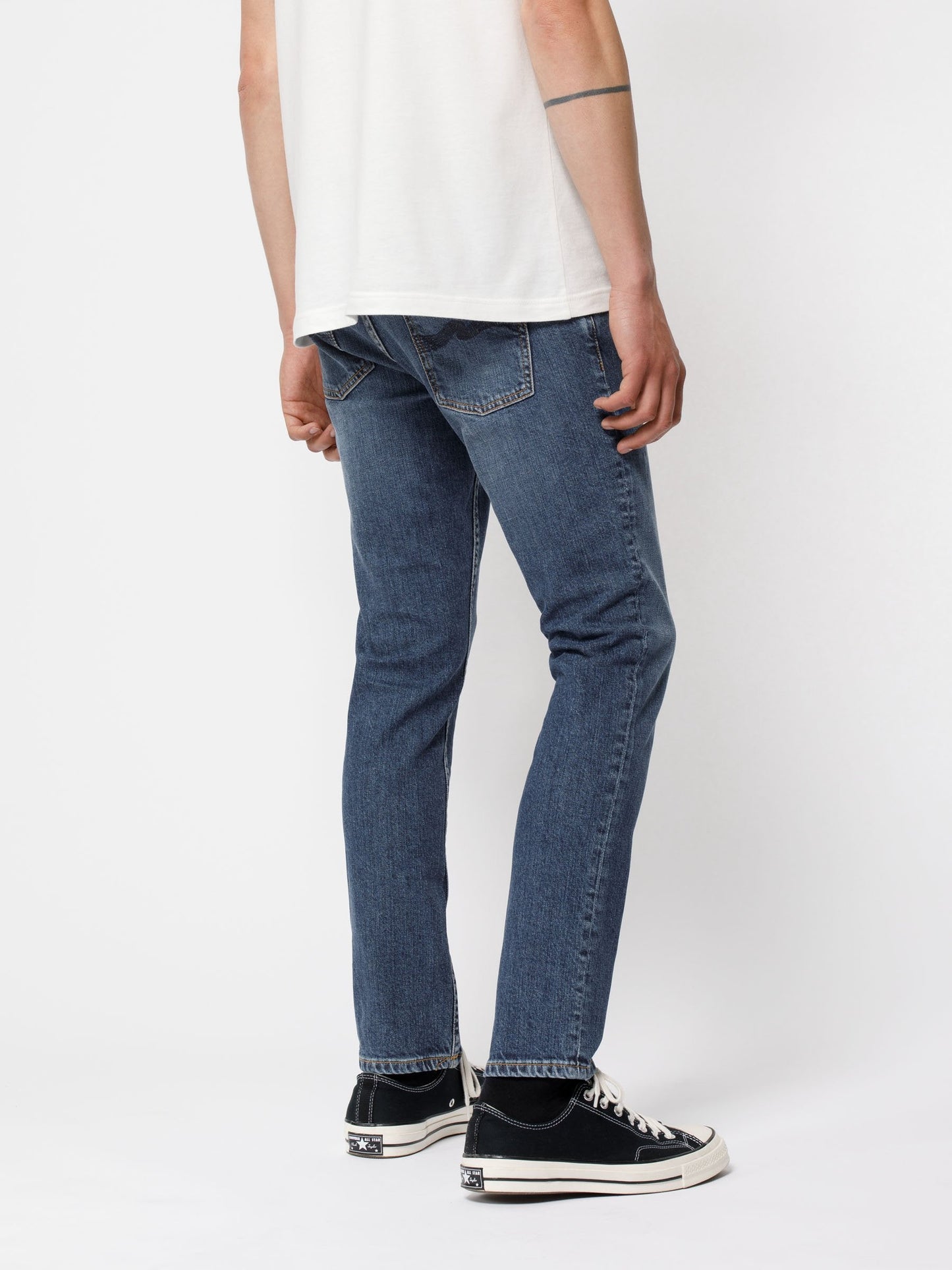 Jean slim bleu en coton bio - lean dean blue vibes