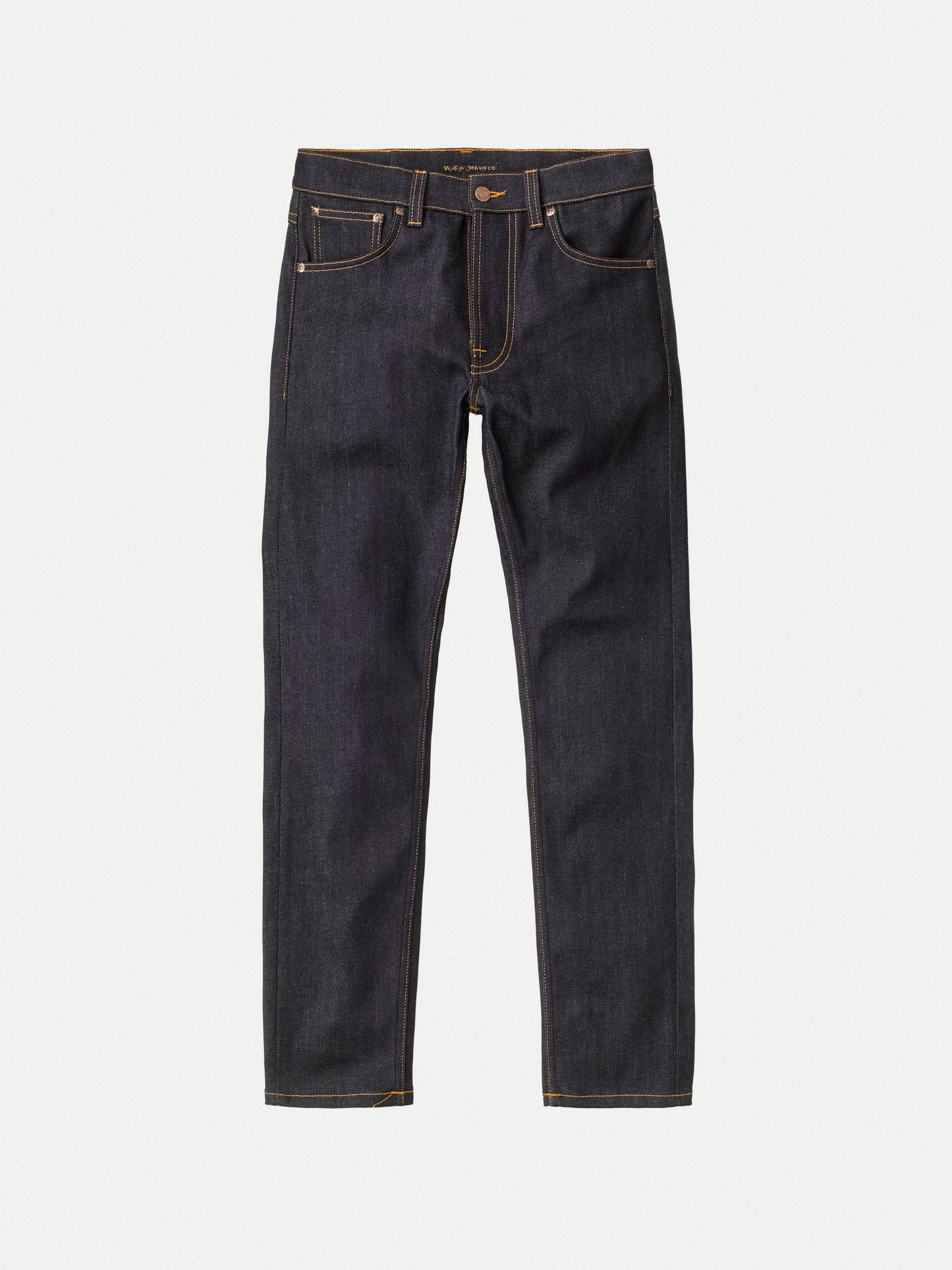 Jean slim indigo brut en coton bio - Lean Dean Dry Indigofera