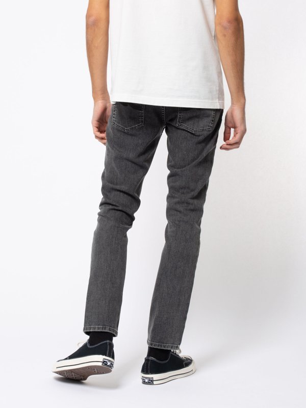 Jean slim gris en coton bio - Lean Dean grey stardust