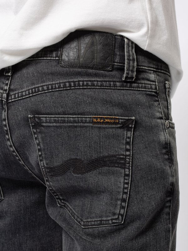 Jean slim gris en coton bio - Lean Dean grey stardust