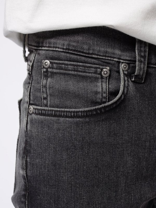 Jean slim gris en coton bio - Lean Dean grey stardust