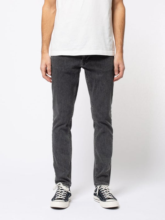Jean slim gris en coton bio - Lean Dean grey stardust