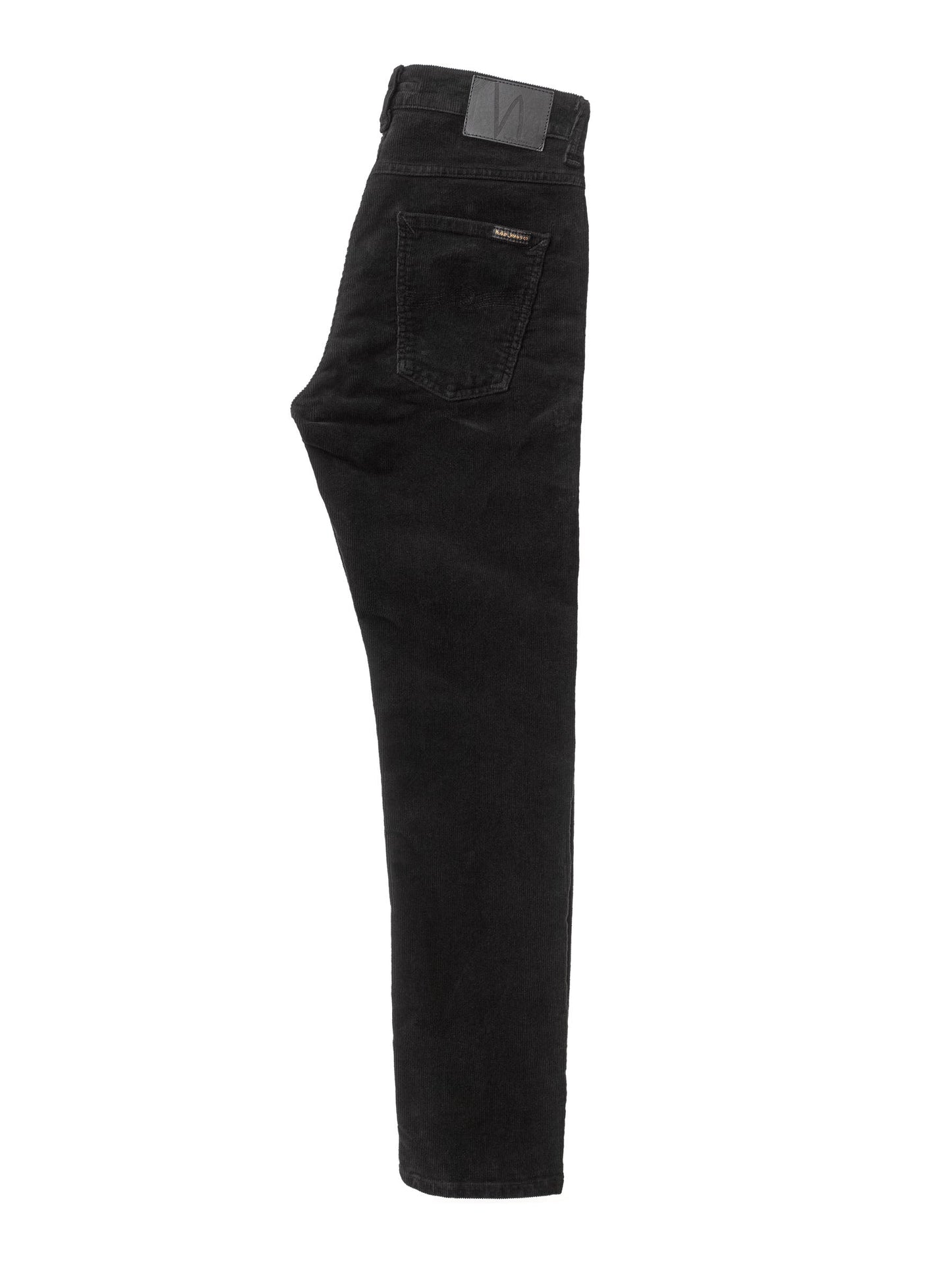 Jean slim noir en coton bio - lean dean black cord