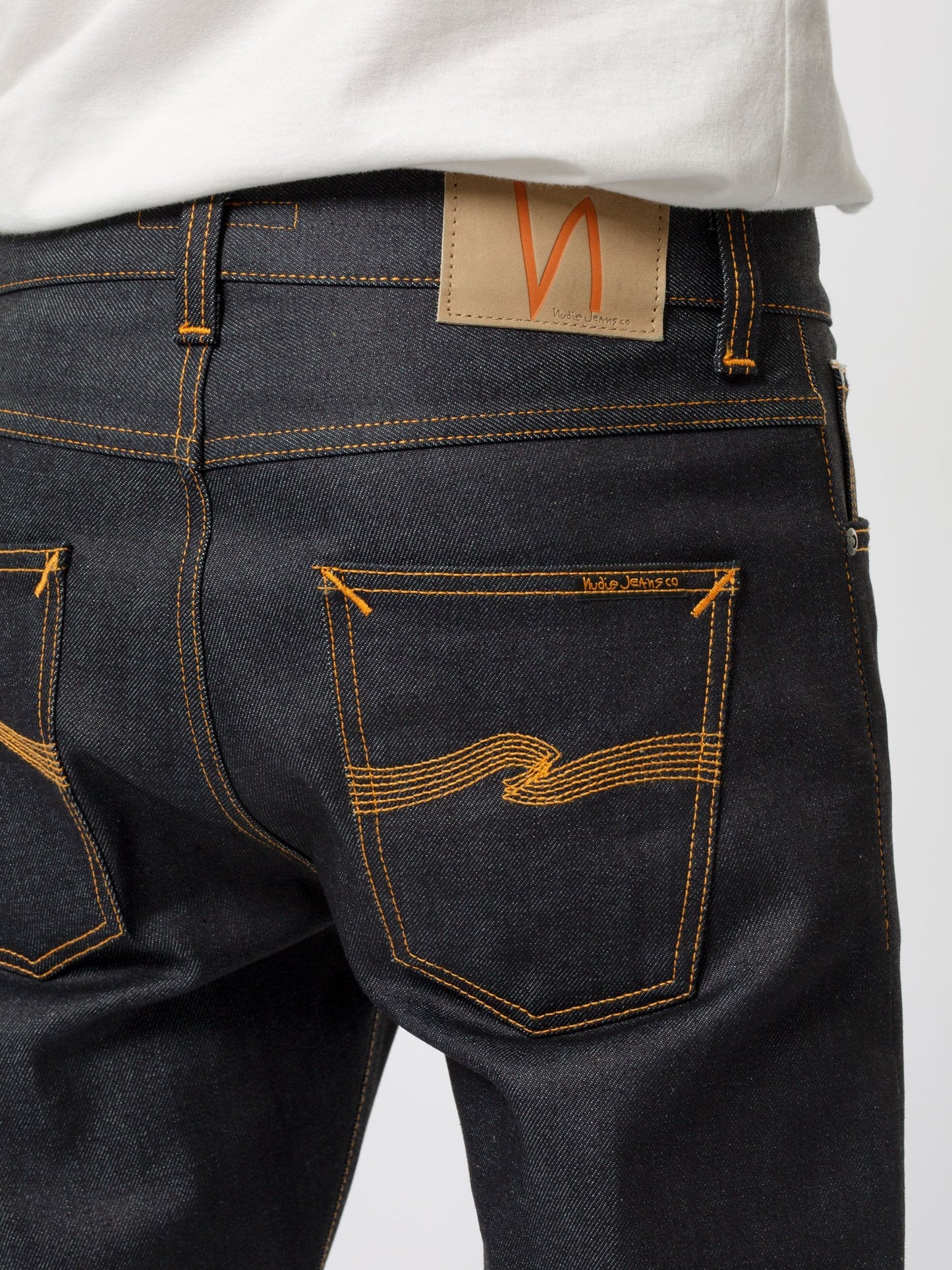 Jean slim brut en coton bio - lean dean dry japan selvage