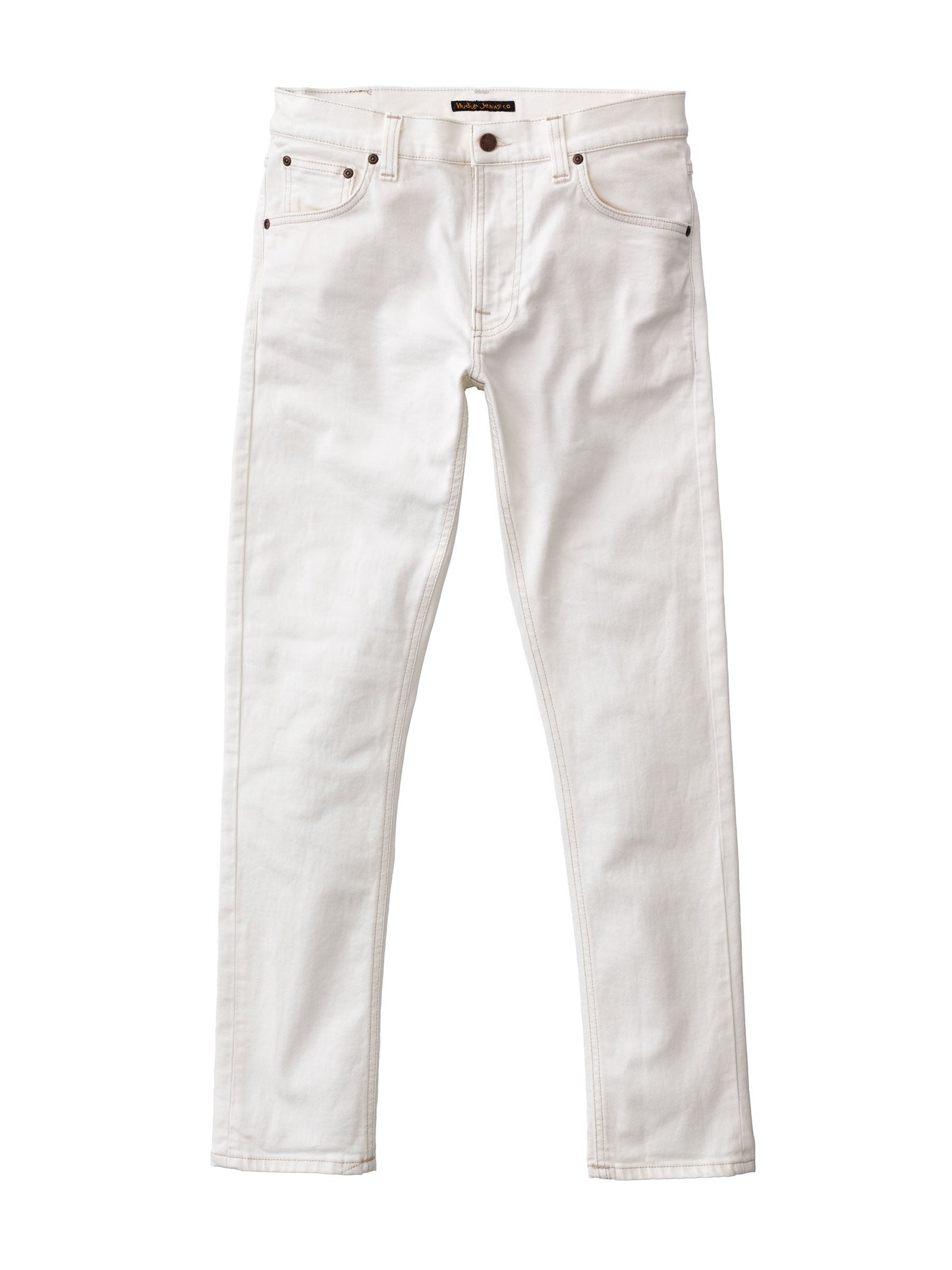 Jean slim blanc en coton bio - Lean Dean ecru