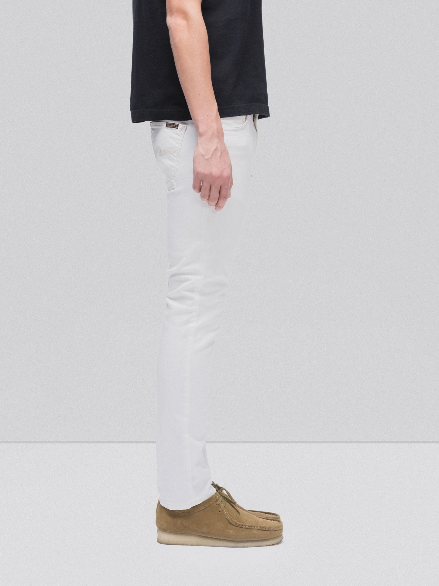 Jean slim blanc en coton bio - Lean Dean ecru