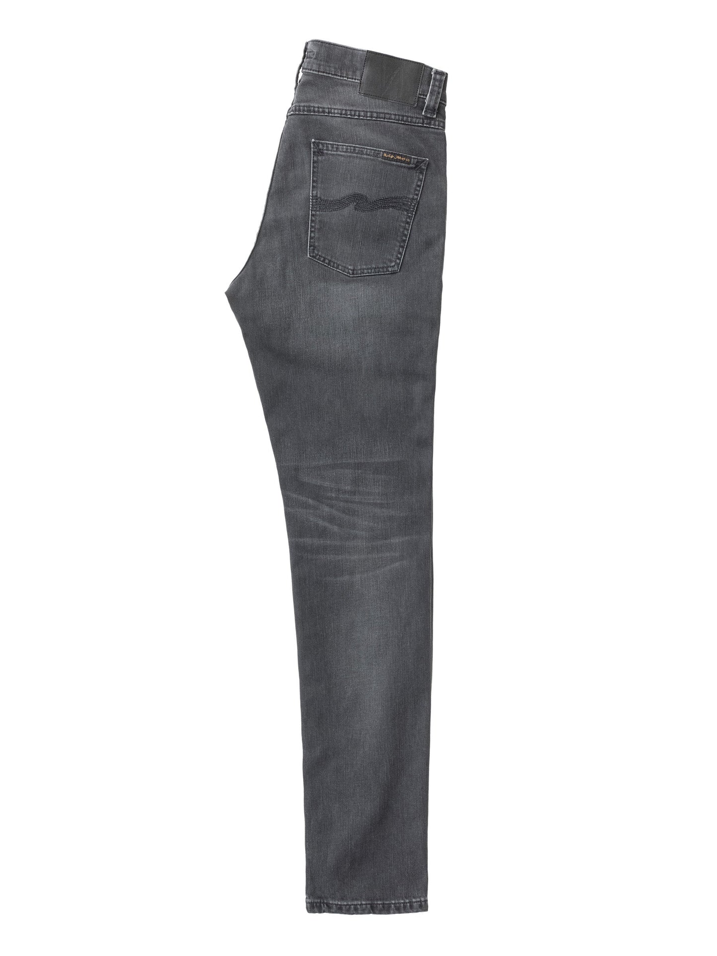 Jean slim gris délavé en coton bio - lean dean mono grey