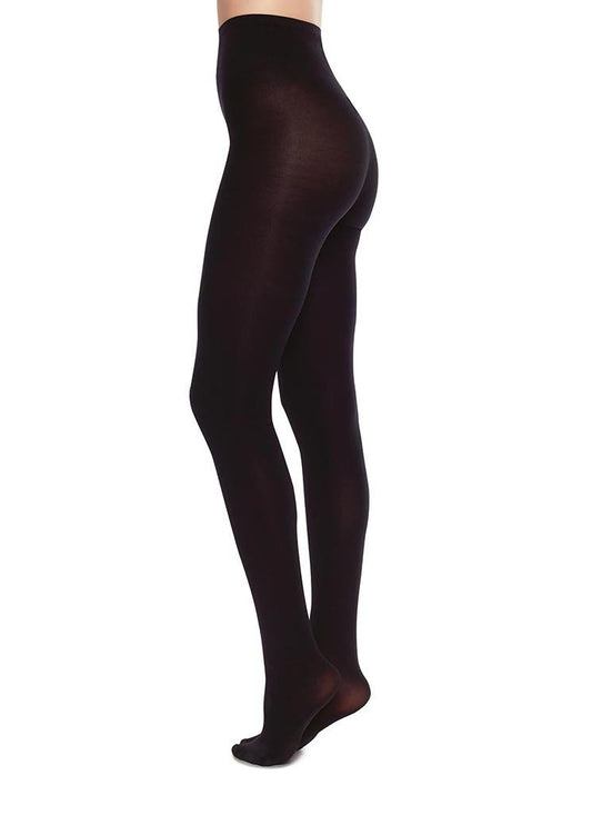 Collants 100 deniers noirs recyclés - Lia