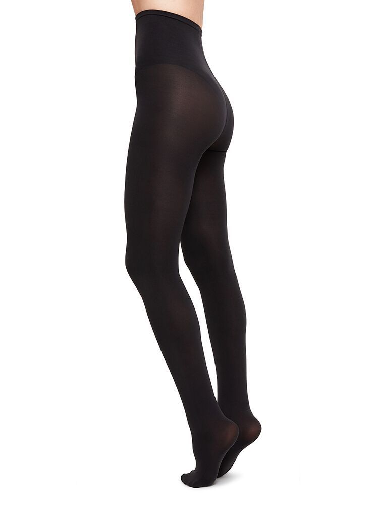 Collants 100 deniers noirs léger recyclés - Lia