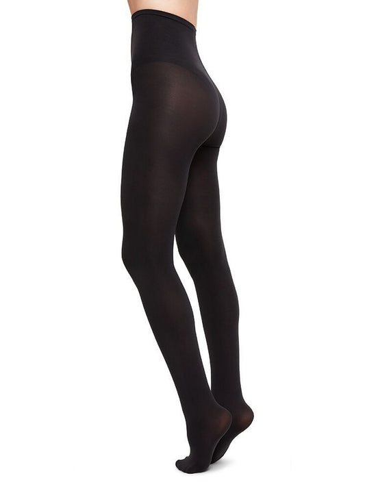 Collants 100 deniers noirs léger recyclés - Lia
