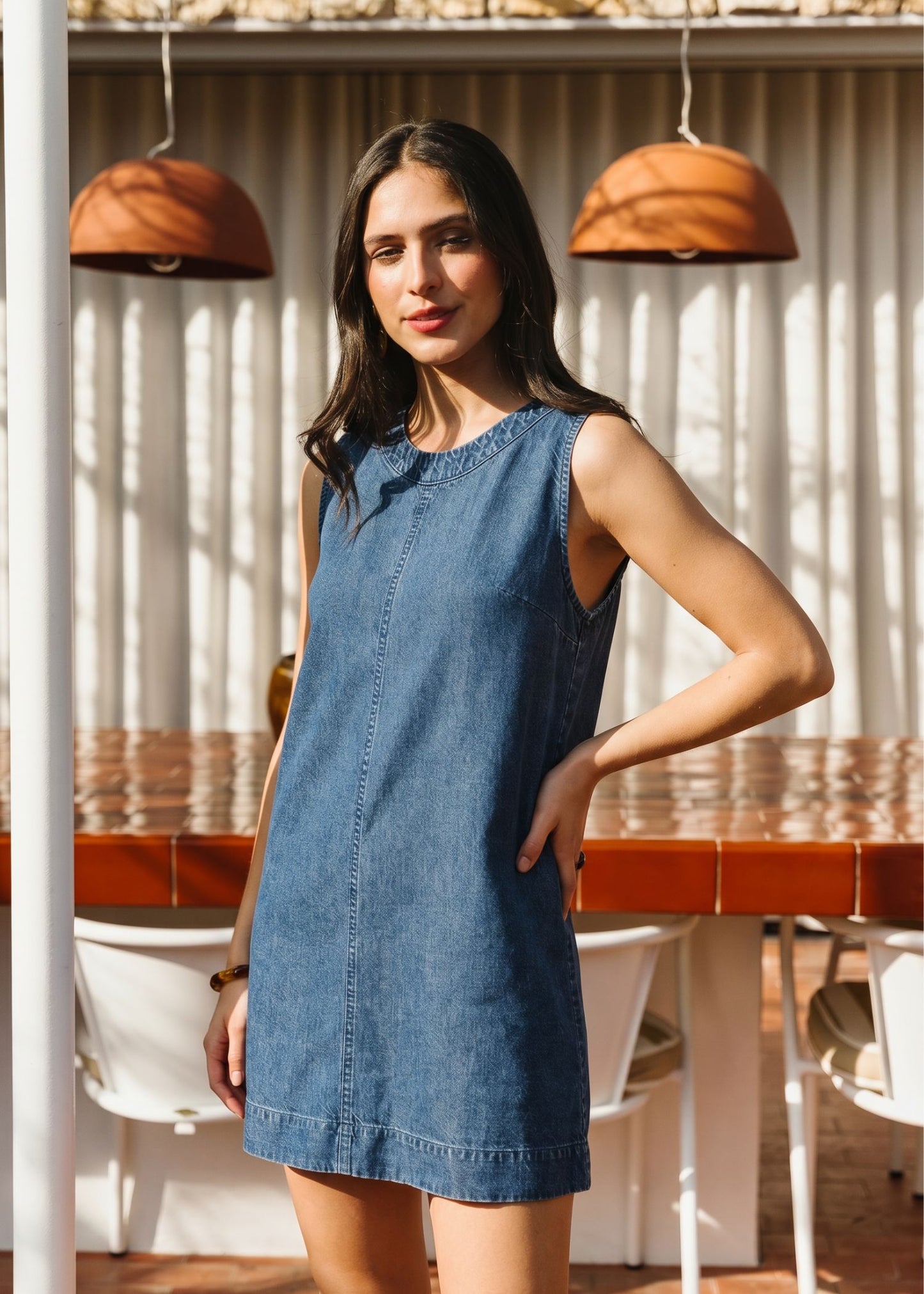 Robe Éléanore en tencel | denim | Denim