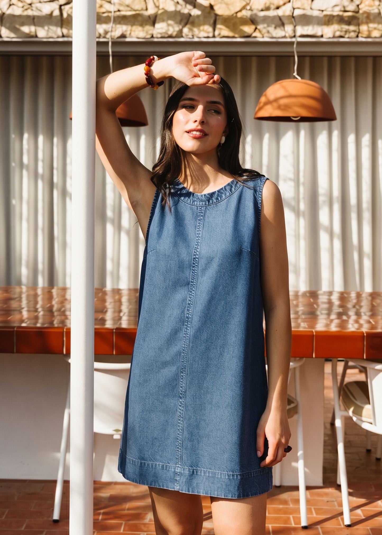 Robe Éléanore en tencel | denim | Denim