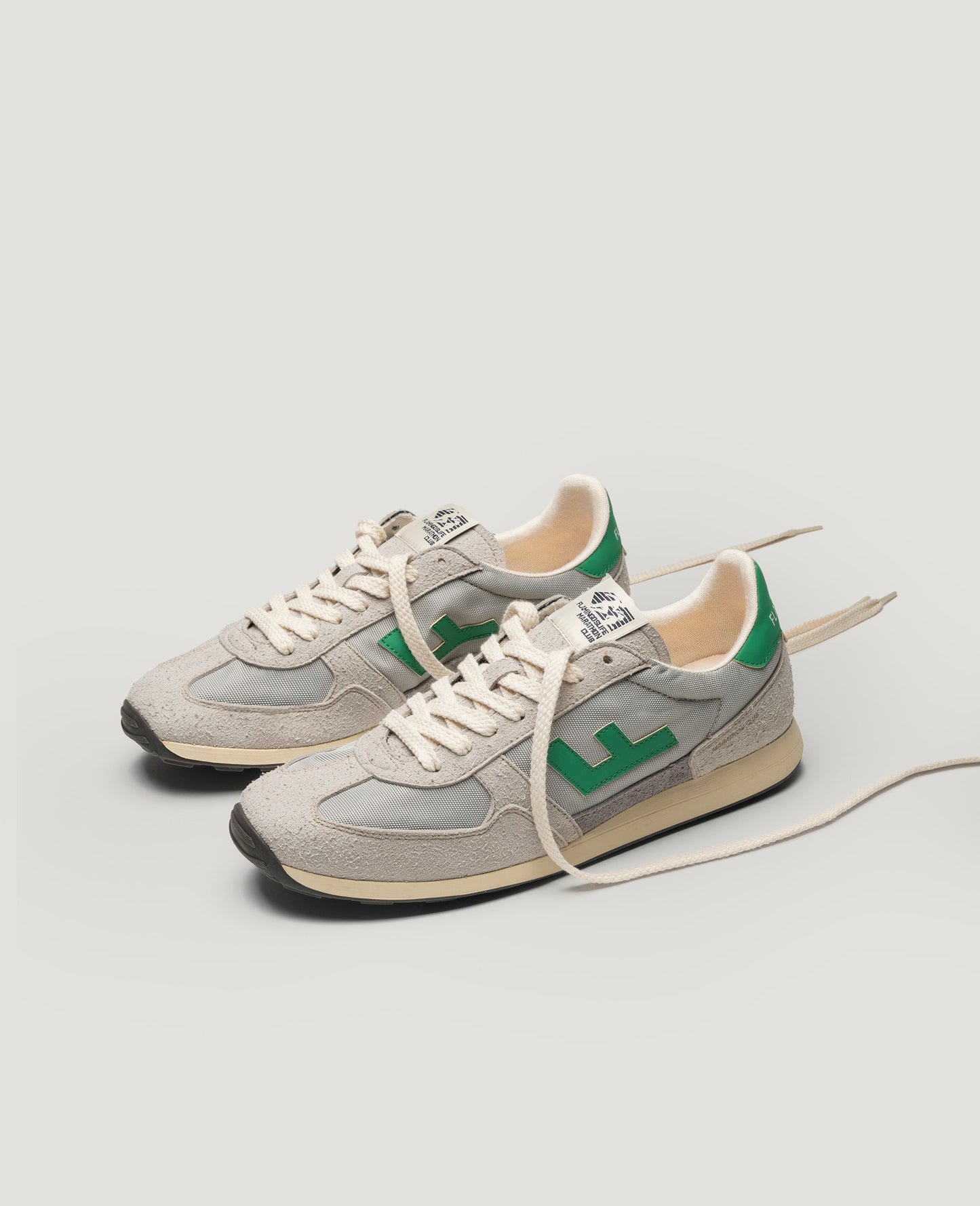 Baskets vegan | gris "marathon club gray erba" | Grey erba