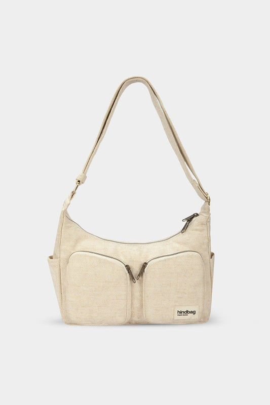 Sac multipocket en coton bio | jute "emile jute" - jute | Jute