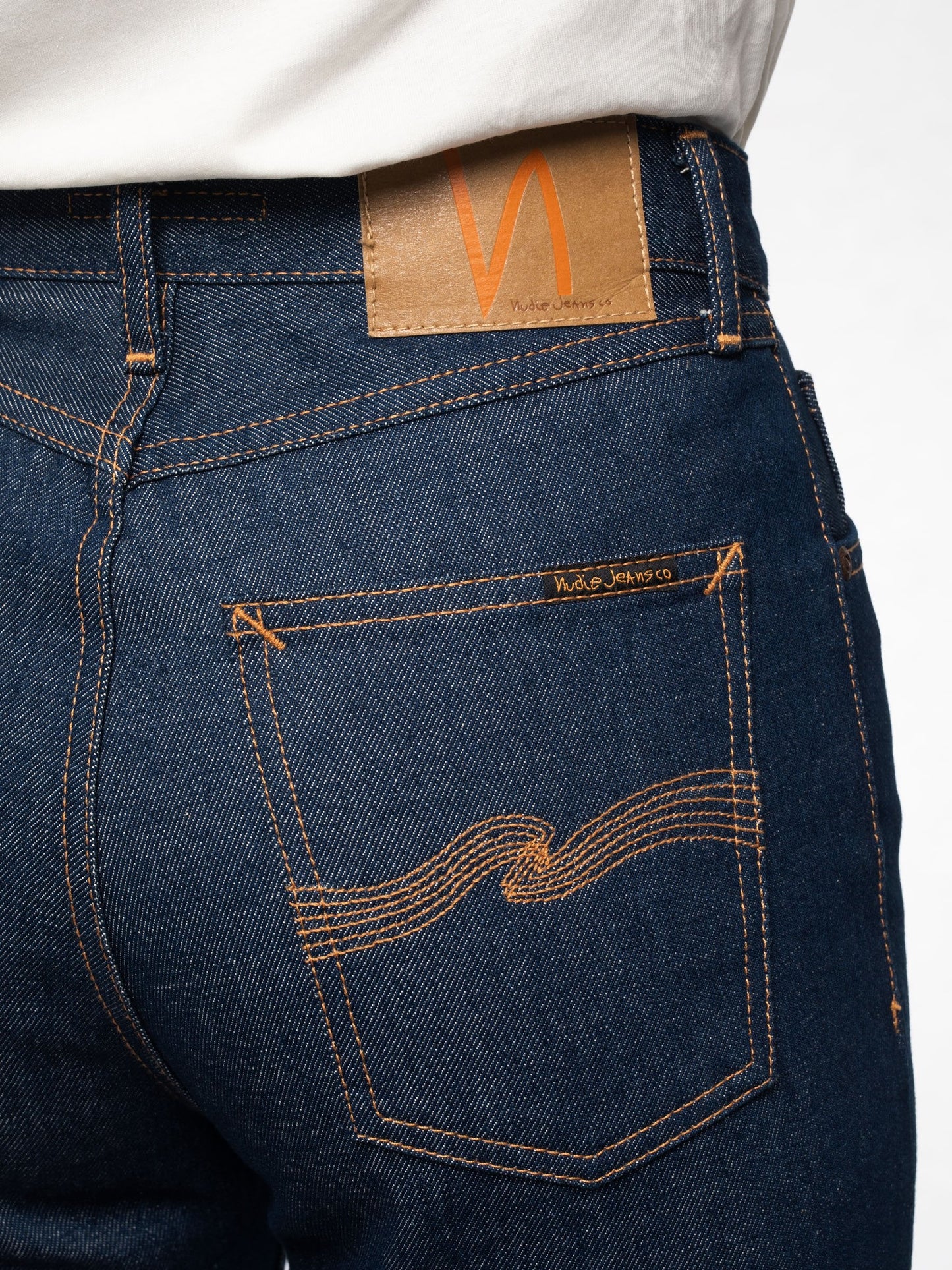 Jean droit brut en coton bio et recyclé - Lofty Lo Dry Blues