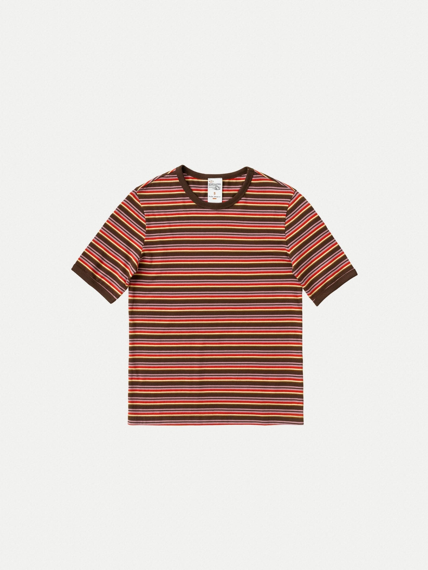 T-shirt rayé en coton bio - lova stripes multi