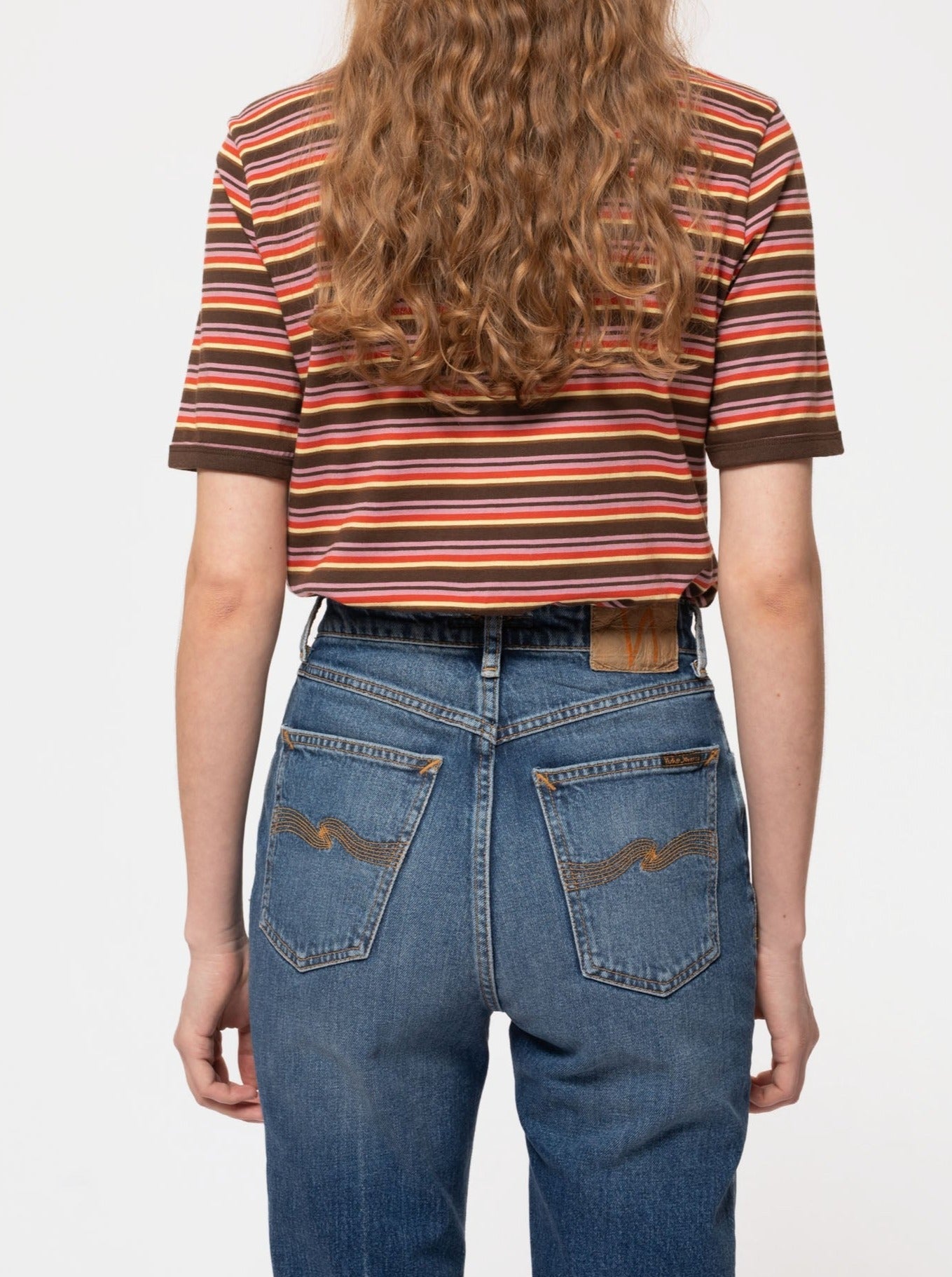 T-shirt rayé en coton bio - lova stripes multi