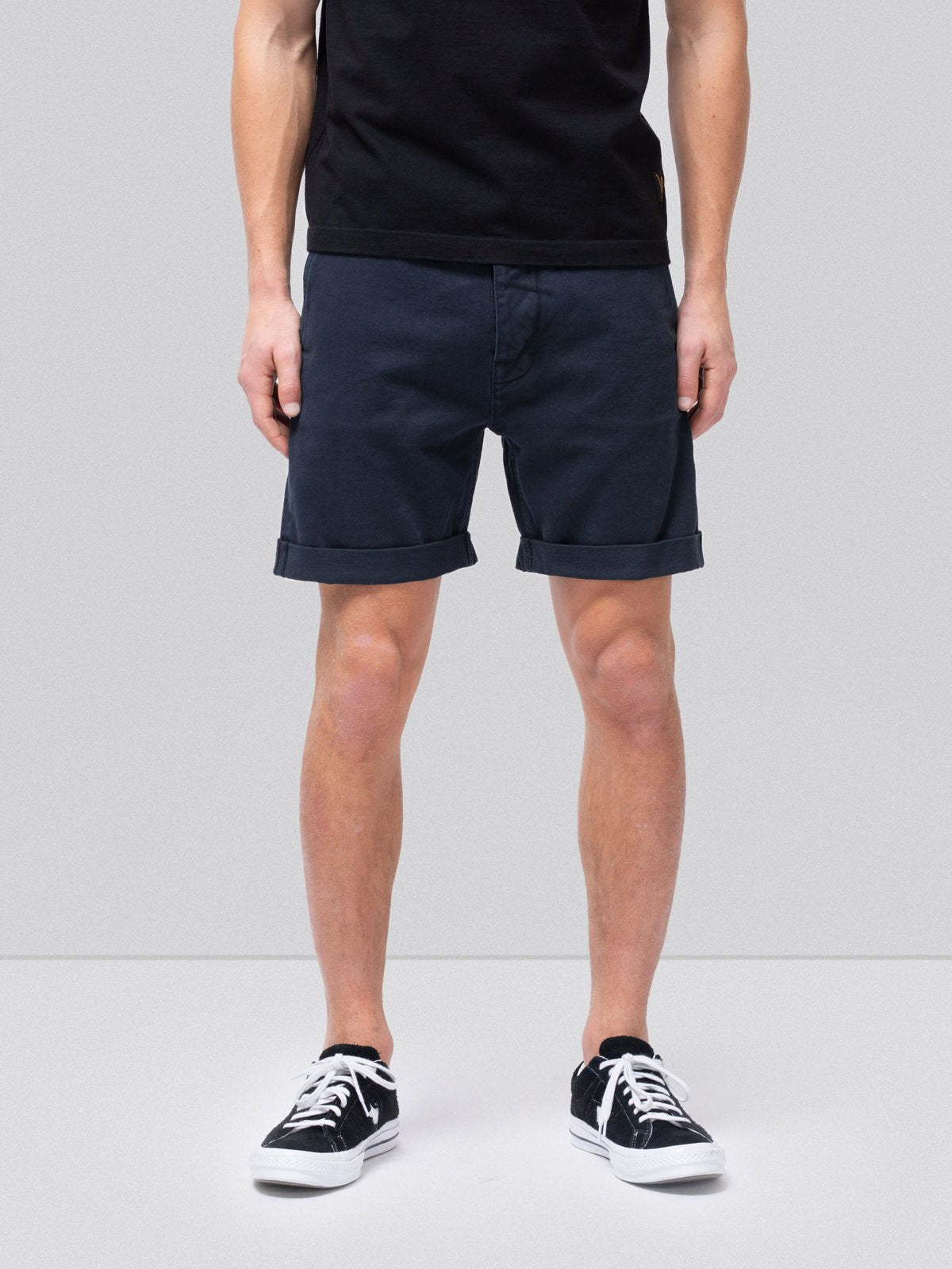 Short marine en coton bio - Luke