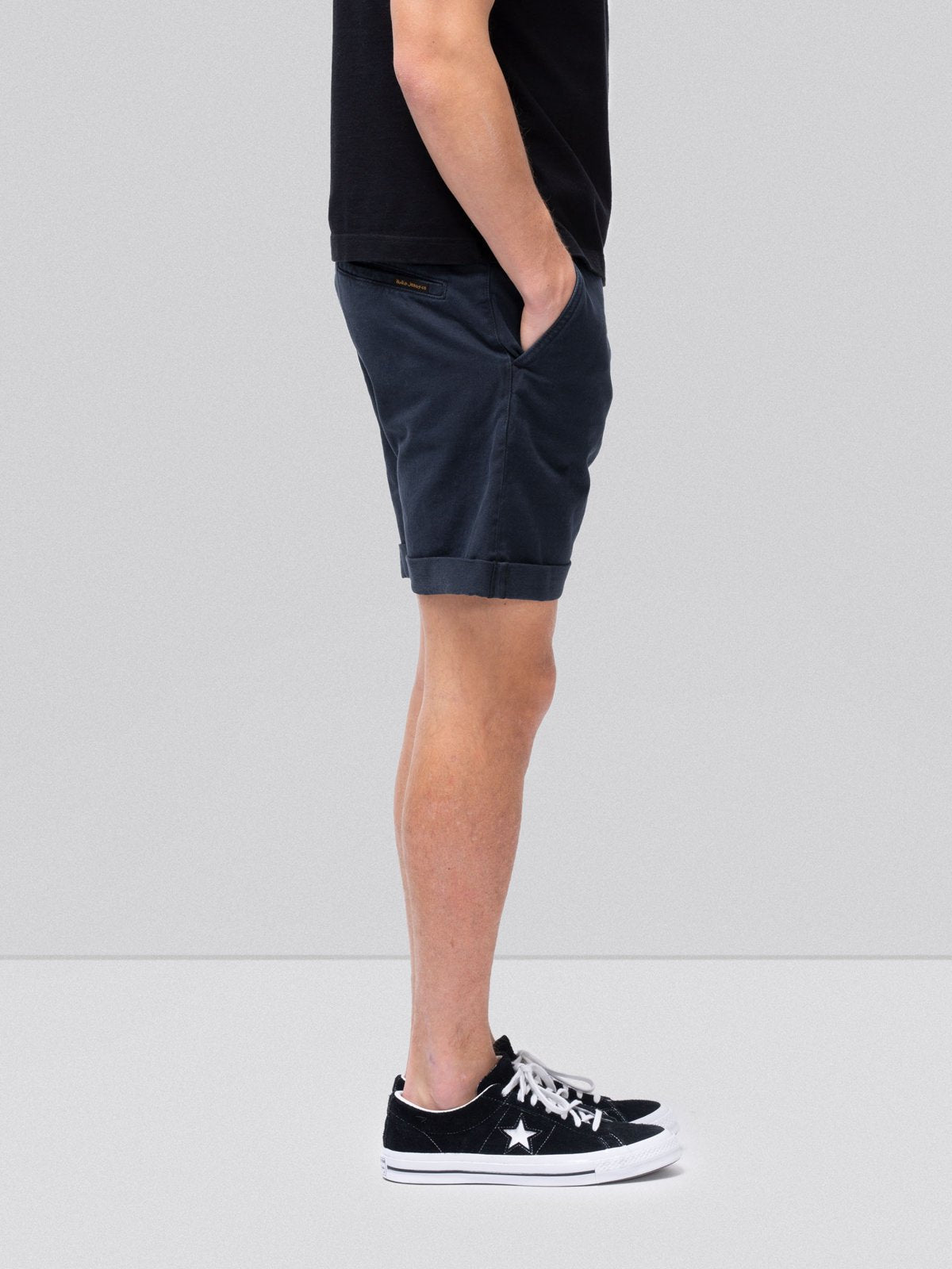 Short marine en coton bio - Luke