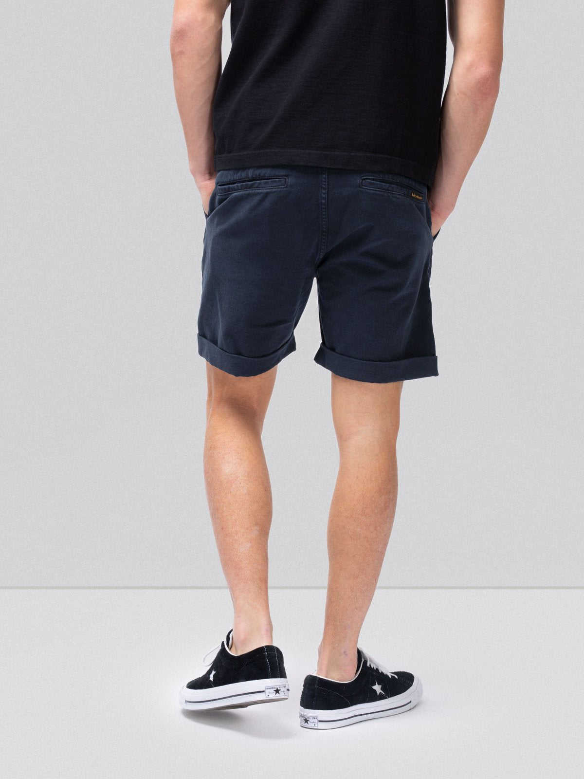 Short marine en coton bio - Luke