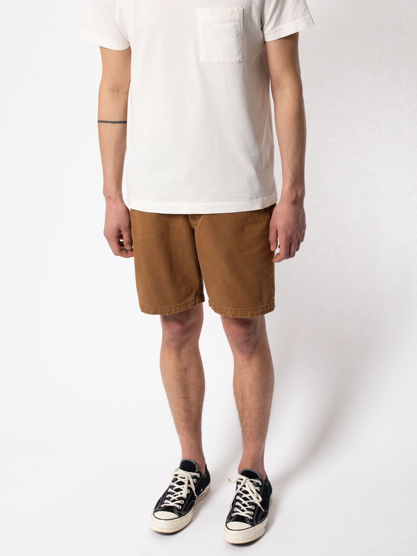 Short camel en coton bio - Luke