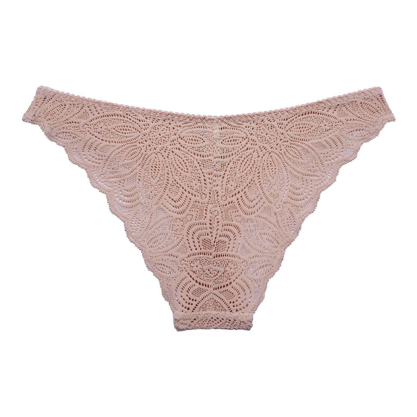 Culotte beige rosé en polyamide recyclé - Luna