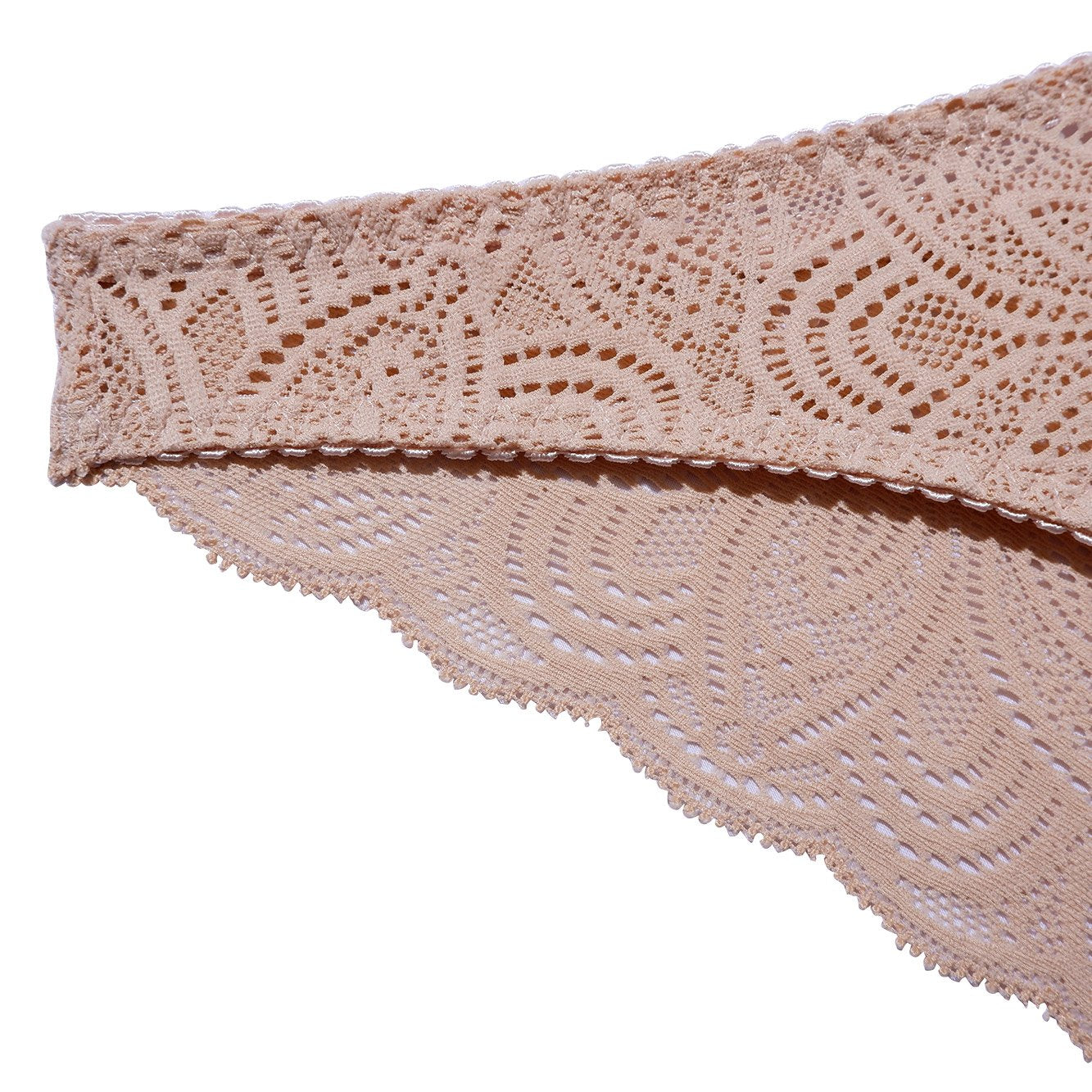 Culotte beige rosé en polyamide recyclé - Luna