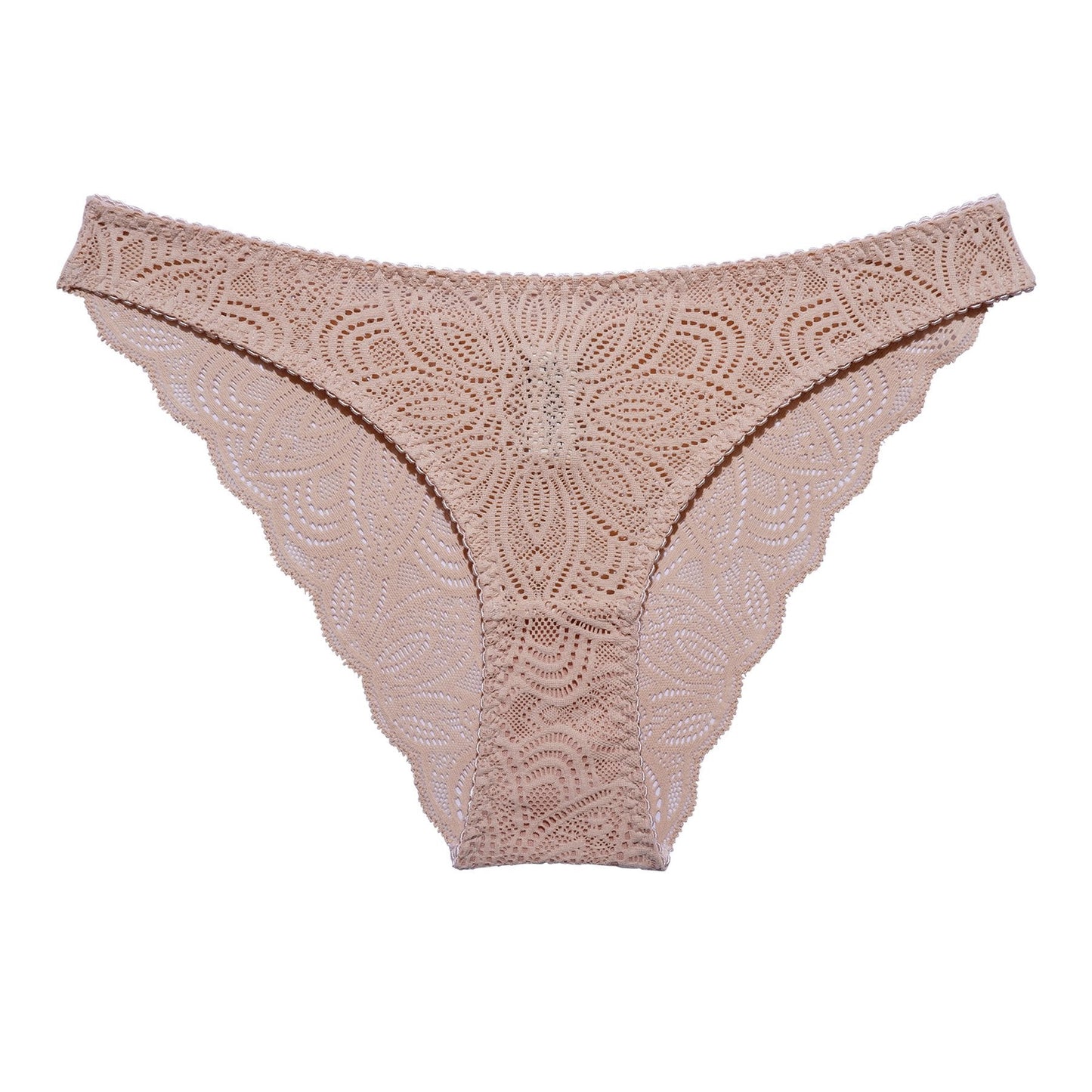 Culotte beige rosé en polyamide recyclé - Luna