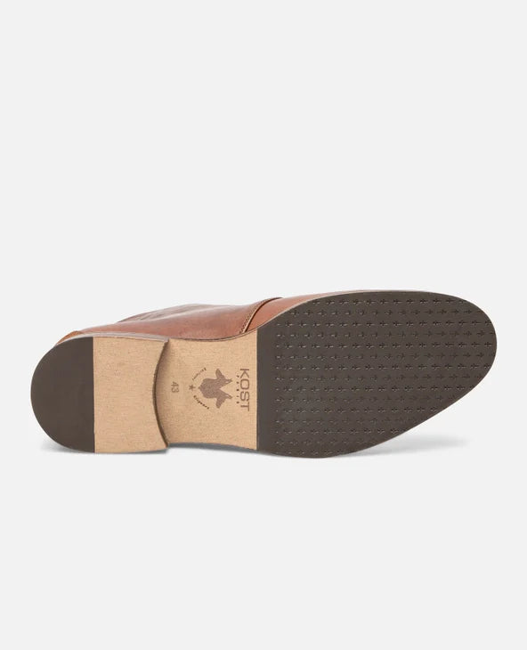 boots Chukka en cuir tannage végétal | Marron "madison 51 brandy"