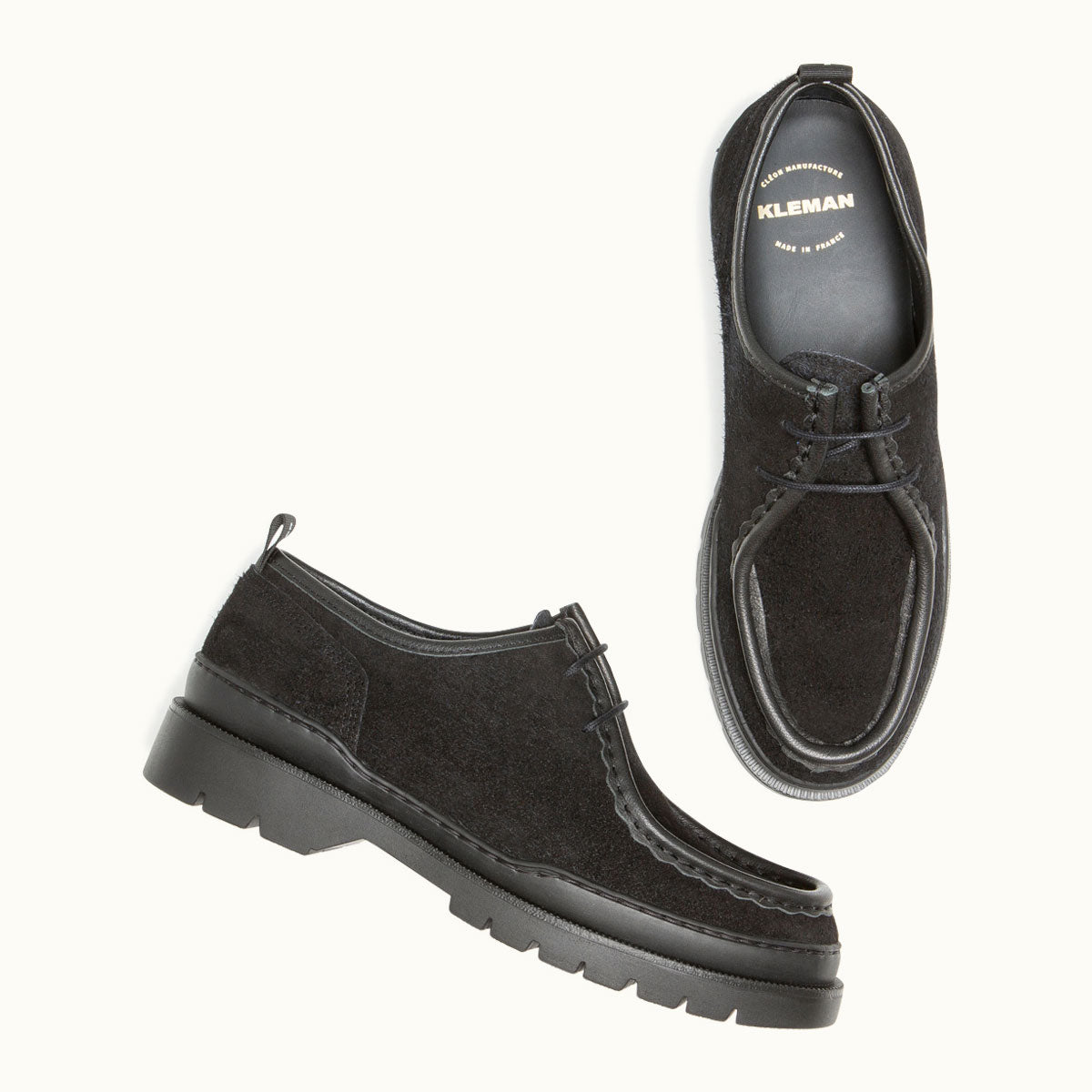 Derbies en cuir certifié | noir "major vp oak 2 - noir"