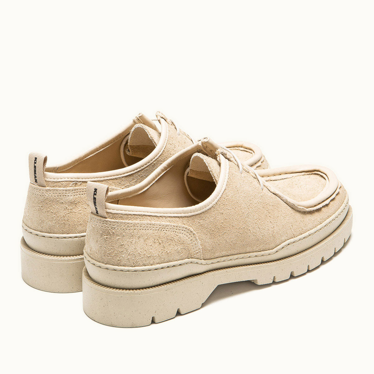 Derbies made in france en cuir velours certifié | beige "major vp oak 2"