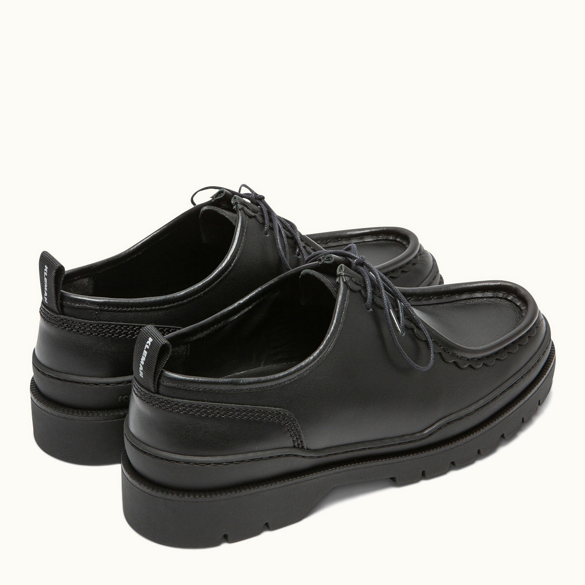 Derbies made in France en cuir certifié | Noir "major noir"