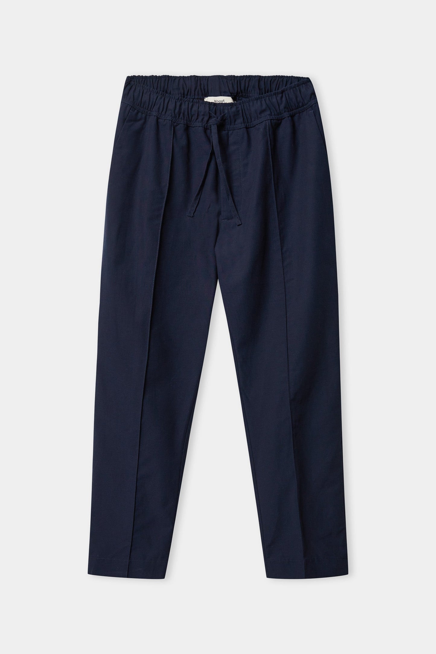 Pantalon droit en tencel | navy "max tencel navy"
