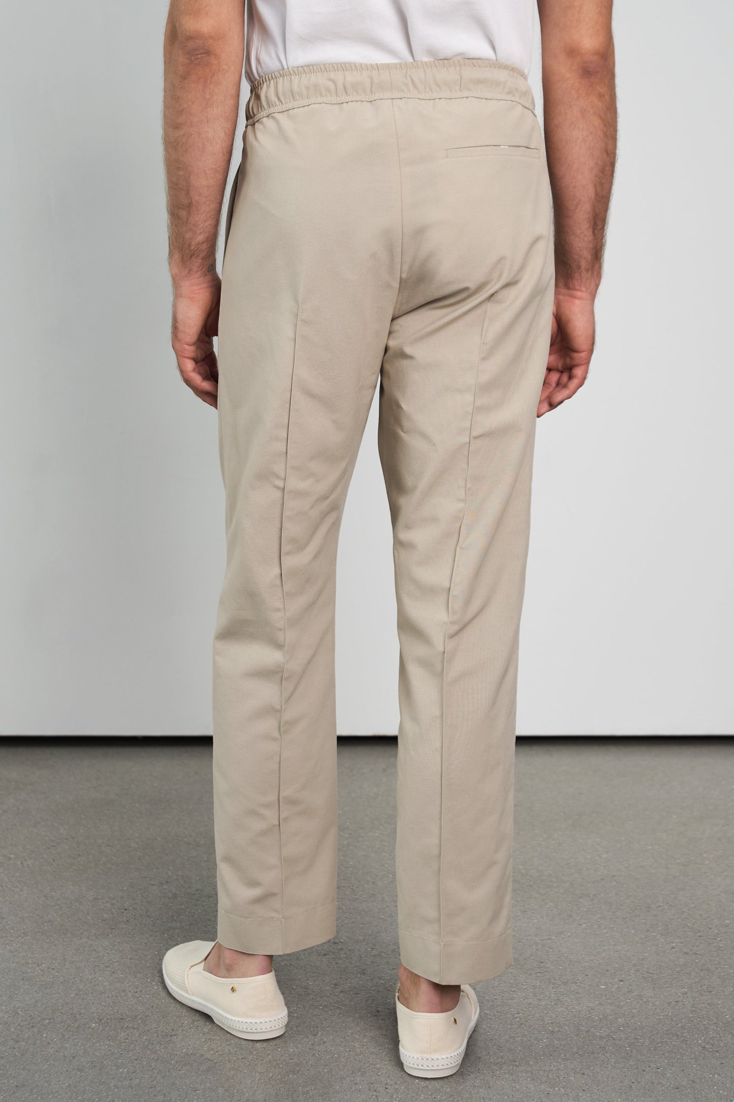 Pantalon droit en tencel | taupe "max tencel taupe"