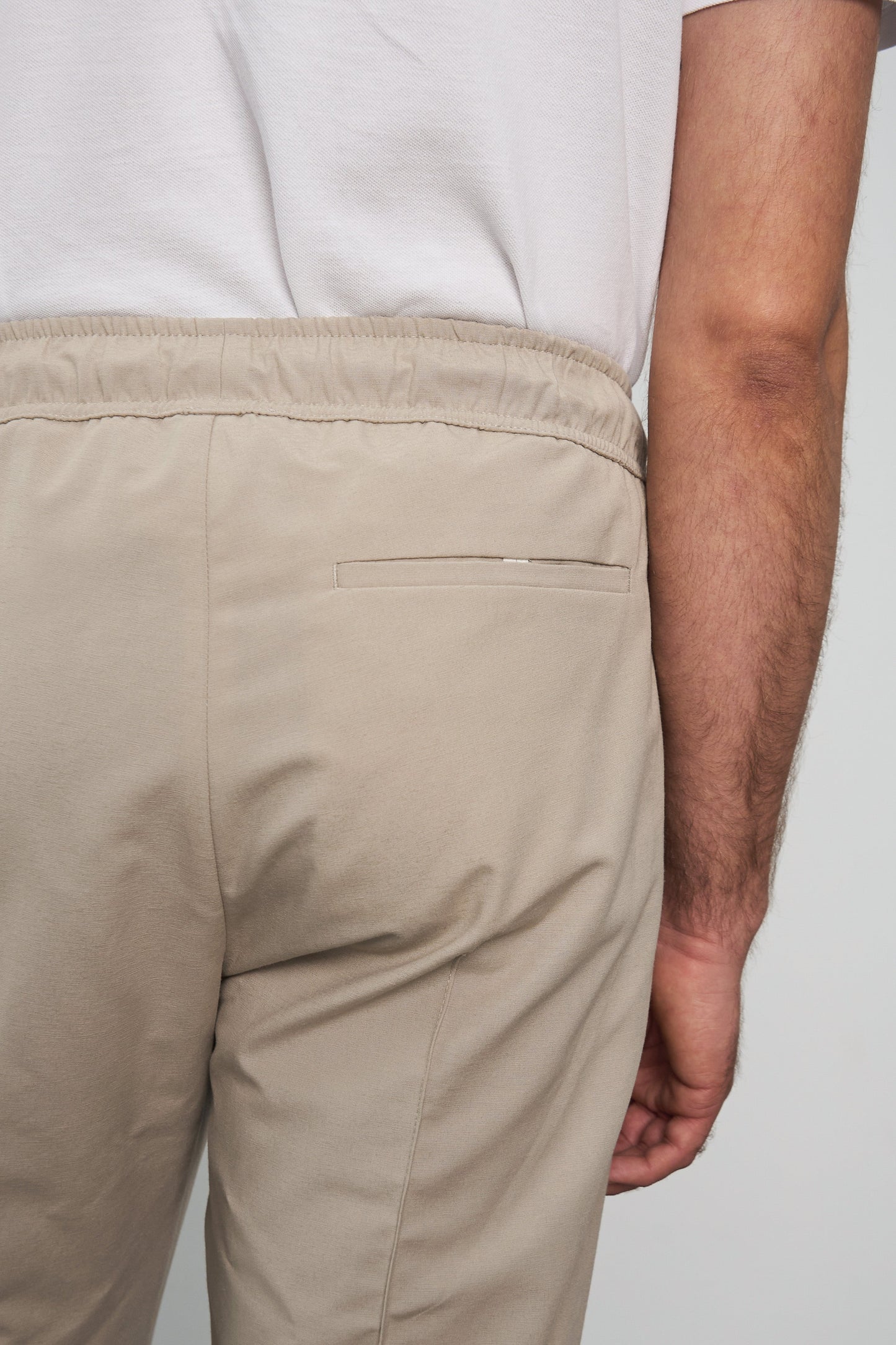 Pantalon droit en tencel | taupe "max tencel taupe"