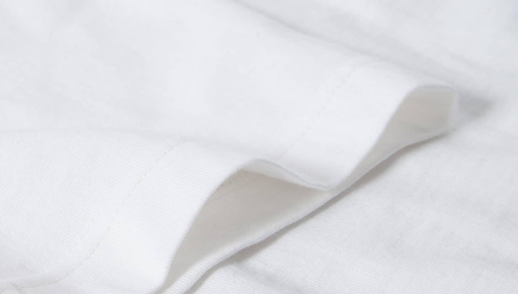 T-shirt uni en coton biologique | blanc "men’s loopwheeled t-shirt 01 white""