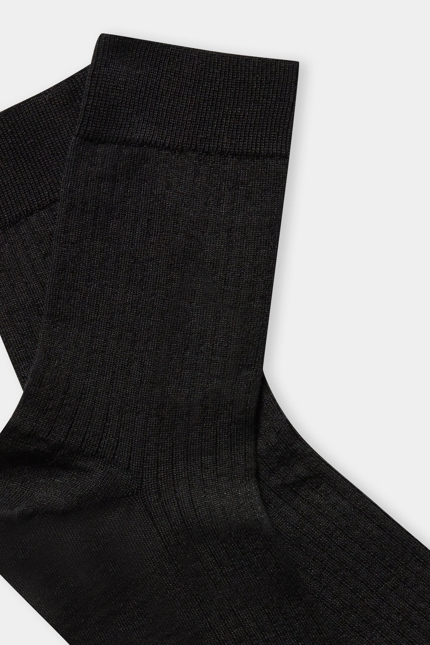 Chaussettes en laine mérinos | noir "merino socks black"