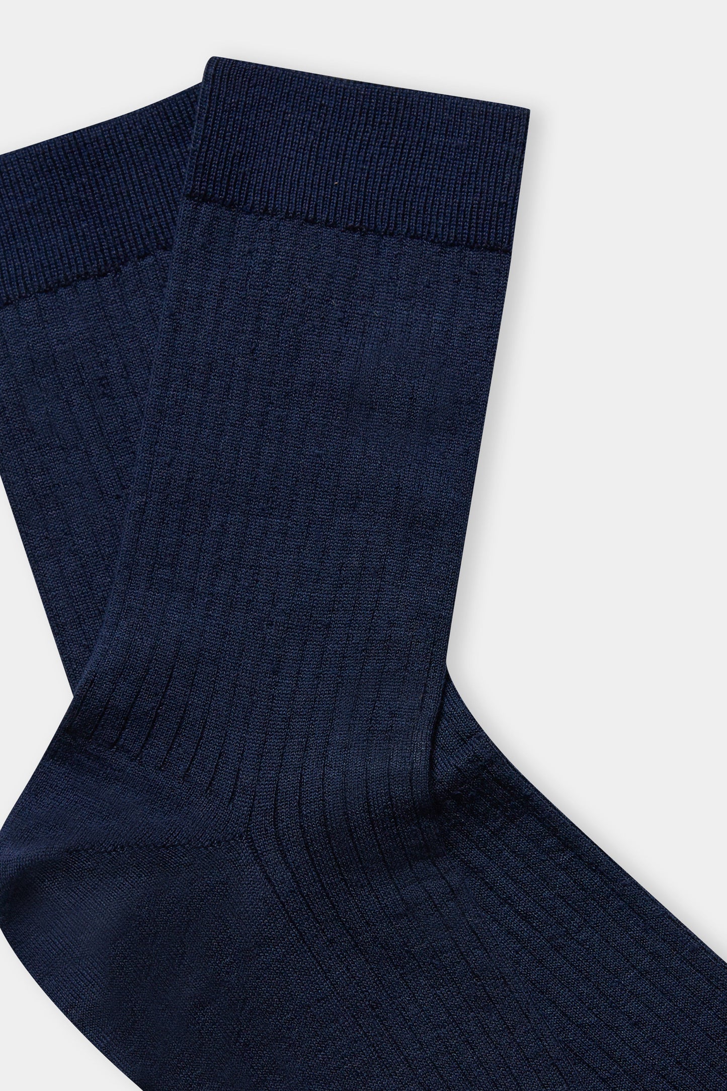 Chaussettes en laine mérinos | marine "merino socks dark night"
