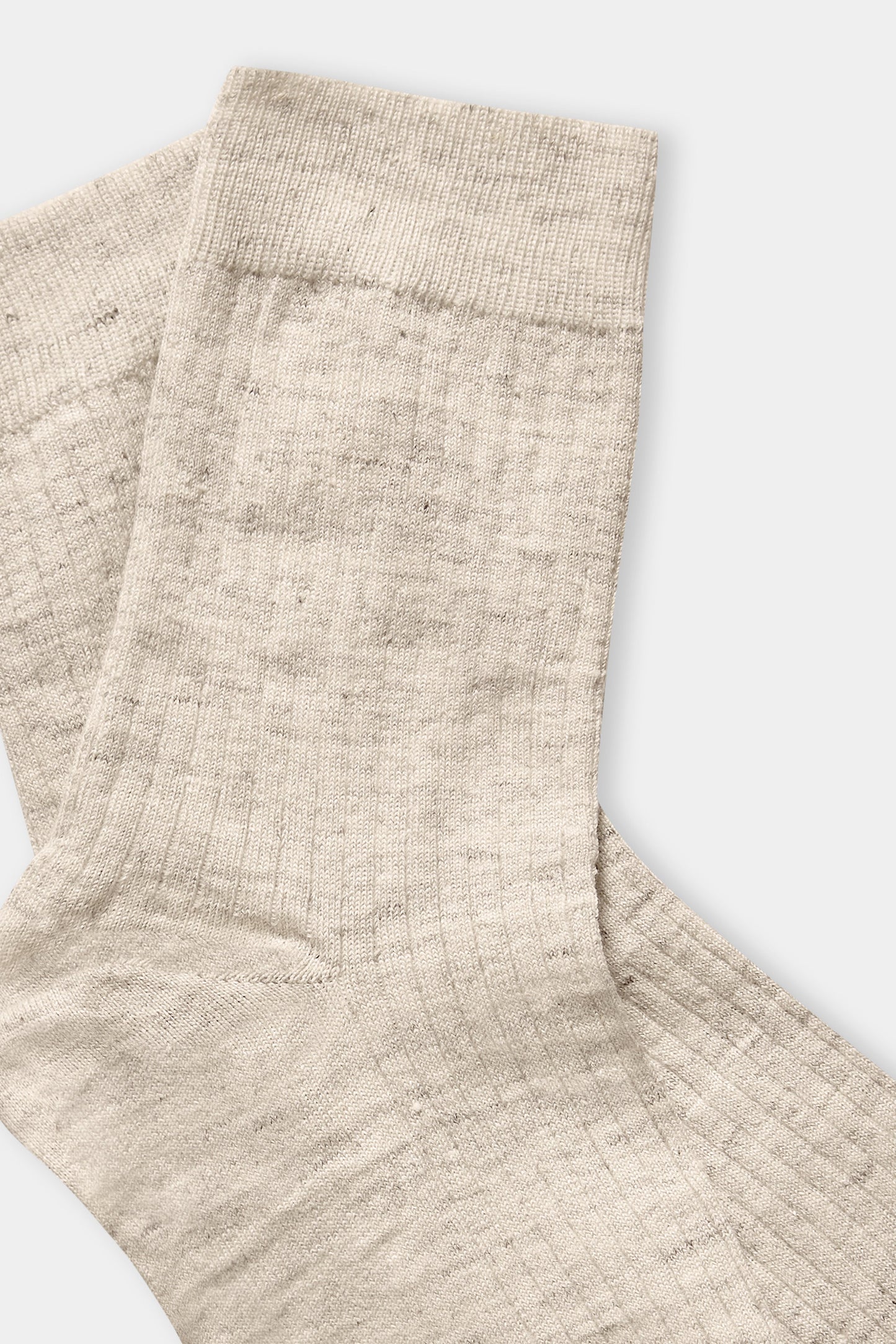 Chaussettes en laine mérinos | beige "merino socks wool white"