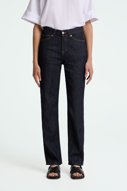 Jean droit léger en coton bio | brut "Inoe - cotton flex 9.5oz rinse" | Cotton-flex-9.5oz-rinse