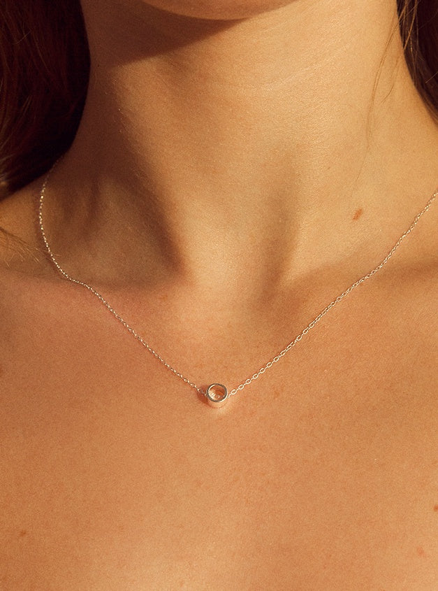 Collier en argent recyclé