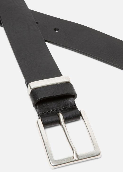 Ceinture en cuir certifié | noir "mick - noir"