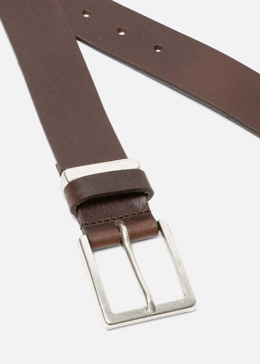 Ceinture en cuir certifié | marron "mick - marron"